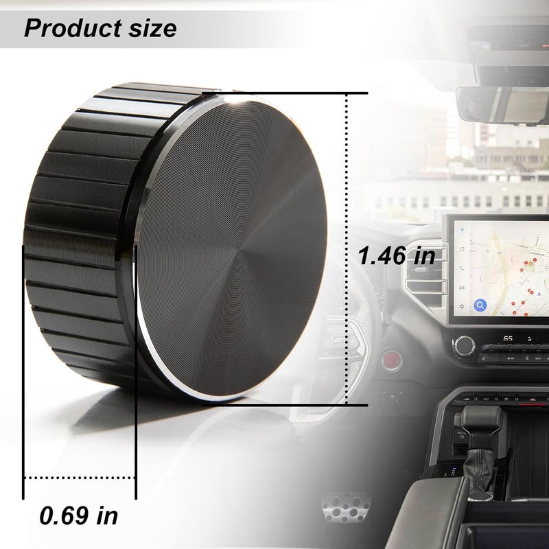 Tofcbye Power Knob Display Volume Radio Control Replacement Fit for Toyota Tundra 2022-2025, Fit for Sequoia 14 Inch Display - Image 5